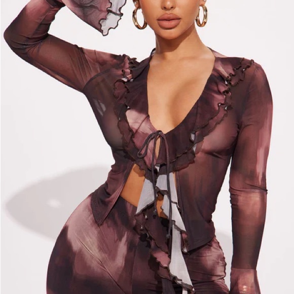 Chic Tie-Dye Two-Piece Set - Picture 2 of 3